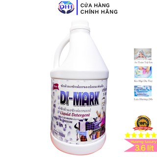 [ AN TOÀN CHO DA EM BÉ ] Nước Giặt Xả Công Nghệ Thái Lan DI-MARK 3,6 lit (trắng), 5 in 1