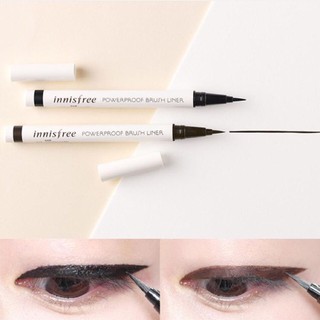 Kẻ mắt dạ chống trôi nét siêu mảnh Innisfree Powerproof Brush Liner