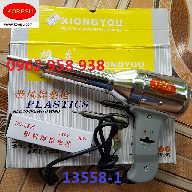 Máy Hàn Nhựa Chính Hãng Giá Tốt, máy khò nhiệt hàn nhựa ô tô xe máy.
