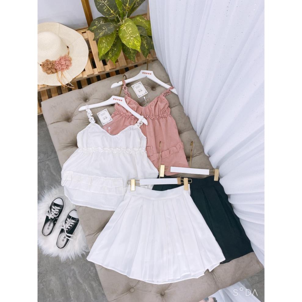 Set đồ nữ cá tính, set váy ngắn áo quây đi chơi sang chảnh mùa hè đẹp 8A00114 THVVN | BigBuy360 - bigbuy360.vn