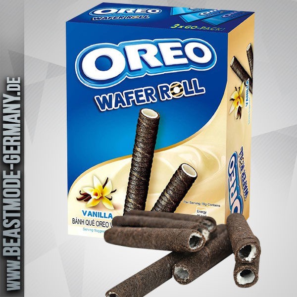 Bánh quế Oreo Wafer Roll. Hộp 3 gói 6 bánh 54g. Có đủ vị: vani, socola