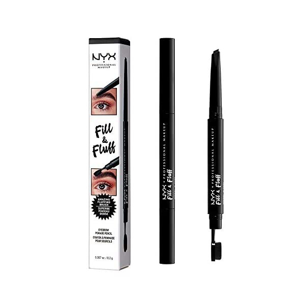 NYX - Chì Kẻ Mày 2 Đầu Tiện Lợi NYX Fill &amp; Fluff Eyebrow Pomade Pencil 0,2g