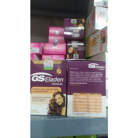 GS Eladen Premium.Giúp Da,Tóc Móng Chắc Khỏe.Giảm Tóc Rụng,Khô Xơ.Giúp Da Khỏe Đẹp ( lọ 30 vien)