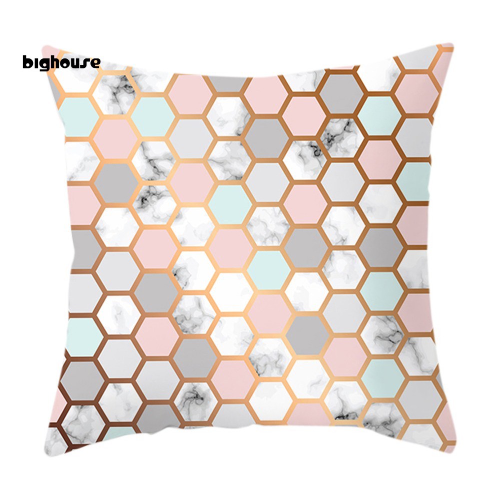 Vỏ Gối Hình Vuông 45x45cm Bằng Vải Lanh Trang Trí Nhà Cửa / Xe Hơi