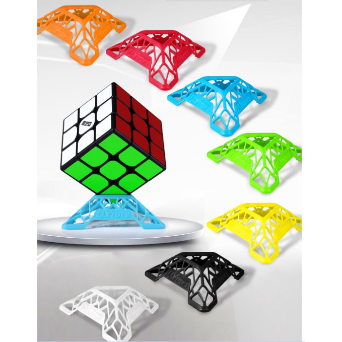 Đế Kê Rubik DNA QiYi Cube Stand Cubestand Siêu Xịn ( màu sắc ngẫu nhiên Đỏ, cảm, vàng, xanh lá, xanh dương, trắng )