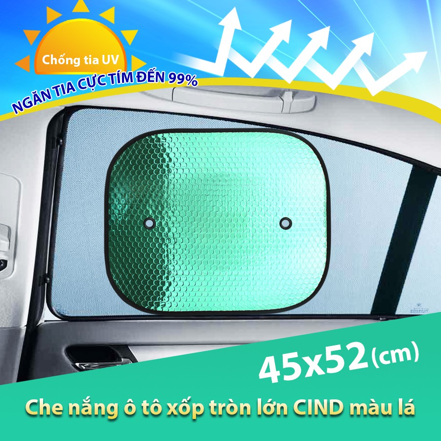 Che Nắng Ô Tô Xốp Tròn Lớn CIND-A (45*52 cm)