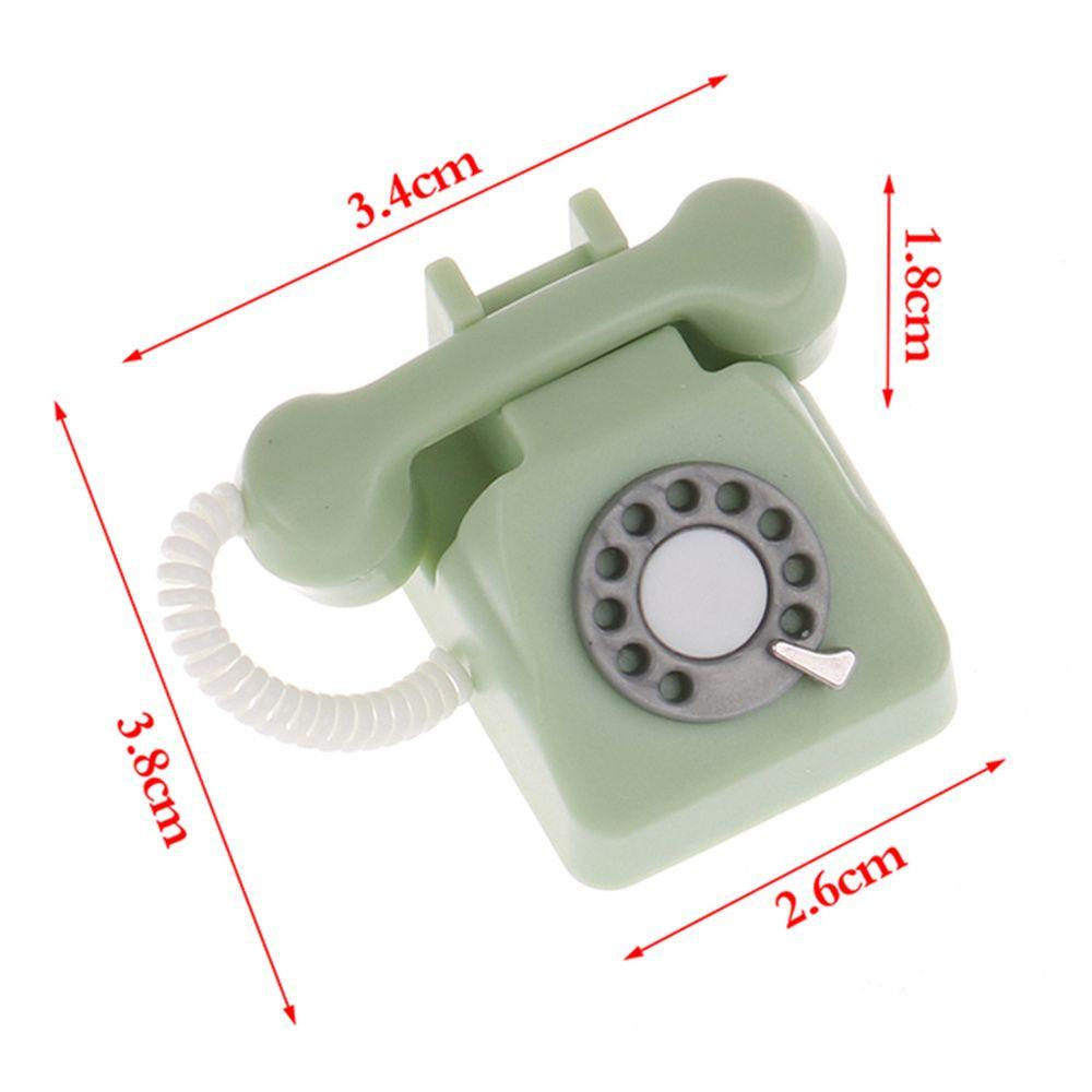 Mô Hình Điện Thoại Mini Trang Trí Nội Thất Cho Nhà Búp Bê Tỉ Lệ 1: 12