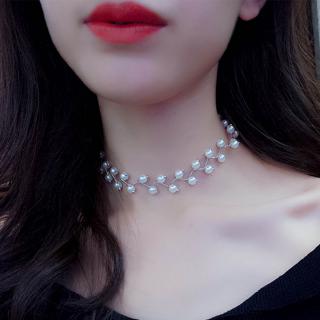 Vòng Cổ Đính Ngọc Trai Nhân Tạo Thời Trang Dành Cho Nữ
