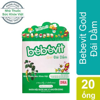 Chính Hãng : Bebevit Gold - Hỗ trợ điều trị đái dầm ở trẻ nhỏ (Hộp 20 ống)