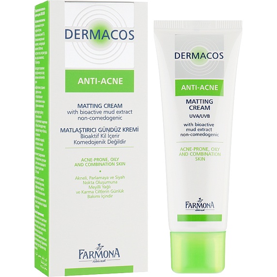 Kem Dưỡng Ẩm Kiềm Dầu Dermacos 50ml