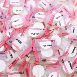 Xả khoo 10 viên Mặt nạ nén Miniso dạng giấy Nhật Bản