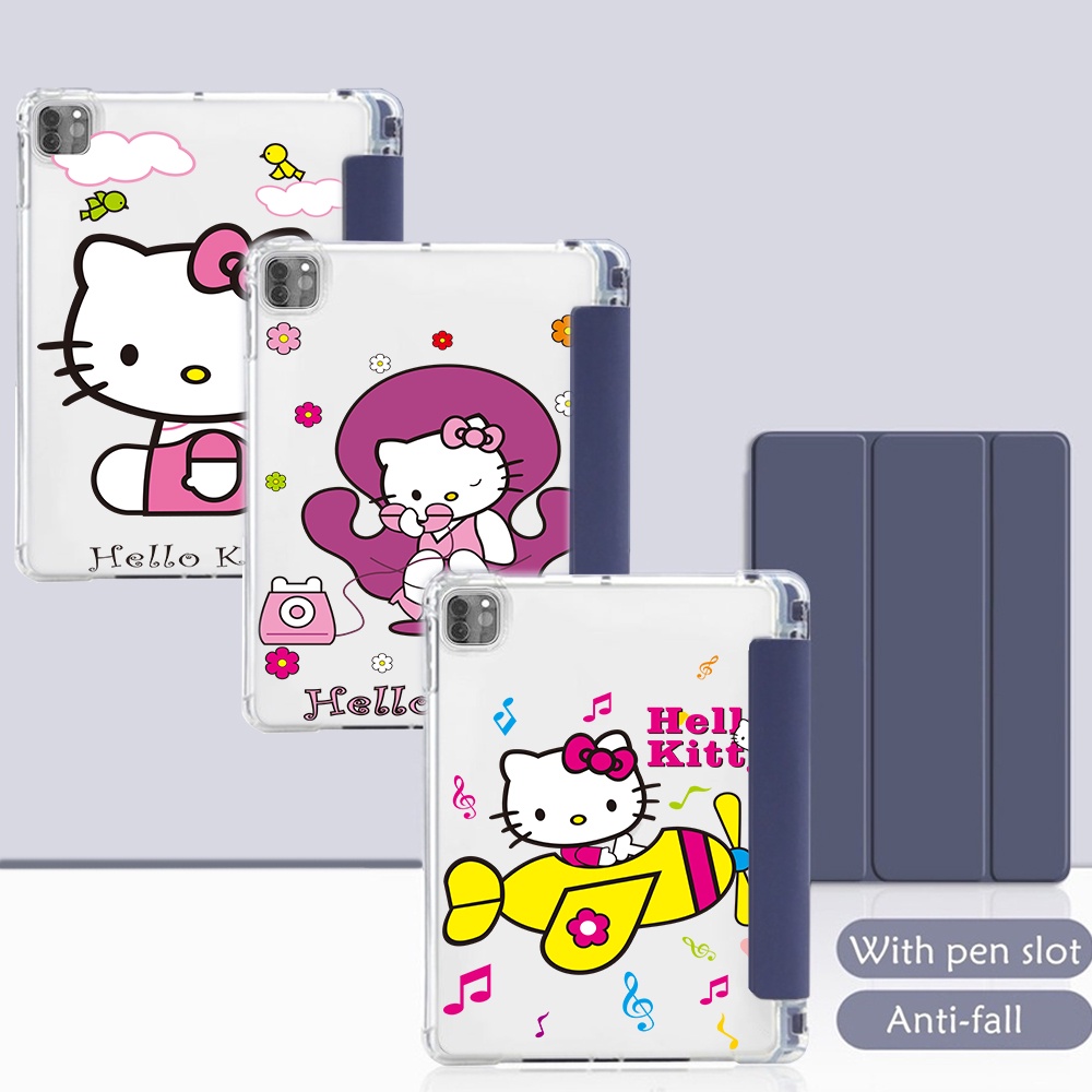 Mới Ốp Máy Tính Bảng Mềm Hình hello kitty Cho ipad air ipad 7 8 9 pro 2021 2022 Air1 Air2 Air3 Air4 mini4 mini5 TYG23