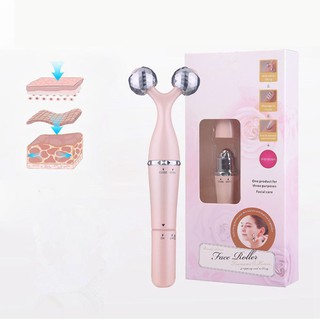 Thanh lăn mặt massage nâng cơ chạy pin