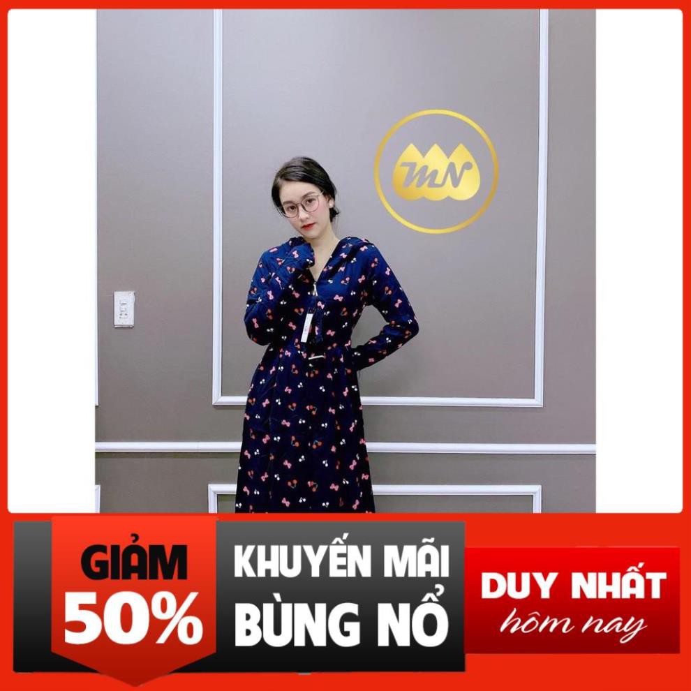 Áo chống nắng toàn thân nữ vải lanh vải bò Jean 2 lớp 3 lớp dài kín chân - Ao chong nang nu toan tha