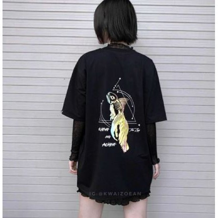 🌸Siêu Rẻ 💯  Áo thun tay lỡ the zed cá phản quang 7 màu unisex CHẤT ĐẸP CÓ FREESHIP | BigBuy360 - bigbuy360.vn