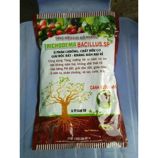 NẤM ĐỐI KHÁNG TRICHODERMA-BACILLUS,dùng làm phân bón