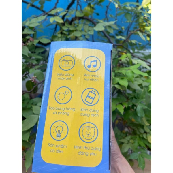 MÁY ẢNH BẮN BONG BÓNG CHÚ HEO ( quà km enpha)..