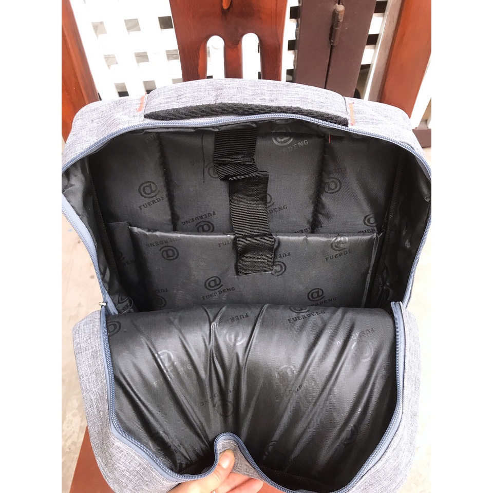 Balo Laptop, Túi Đựng Máy Tính Laptop Kích Thước 15.6 inch Dày Đẹp Và Chống Sốc Giá Rẻ ( XÁM XỊN)