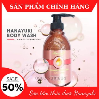 Sữa tắm thảo dược Hanayuki, sữa tắm chăm sóc cơ thể dưỡng ẩm da, giúp da mềm mịn