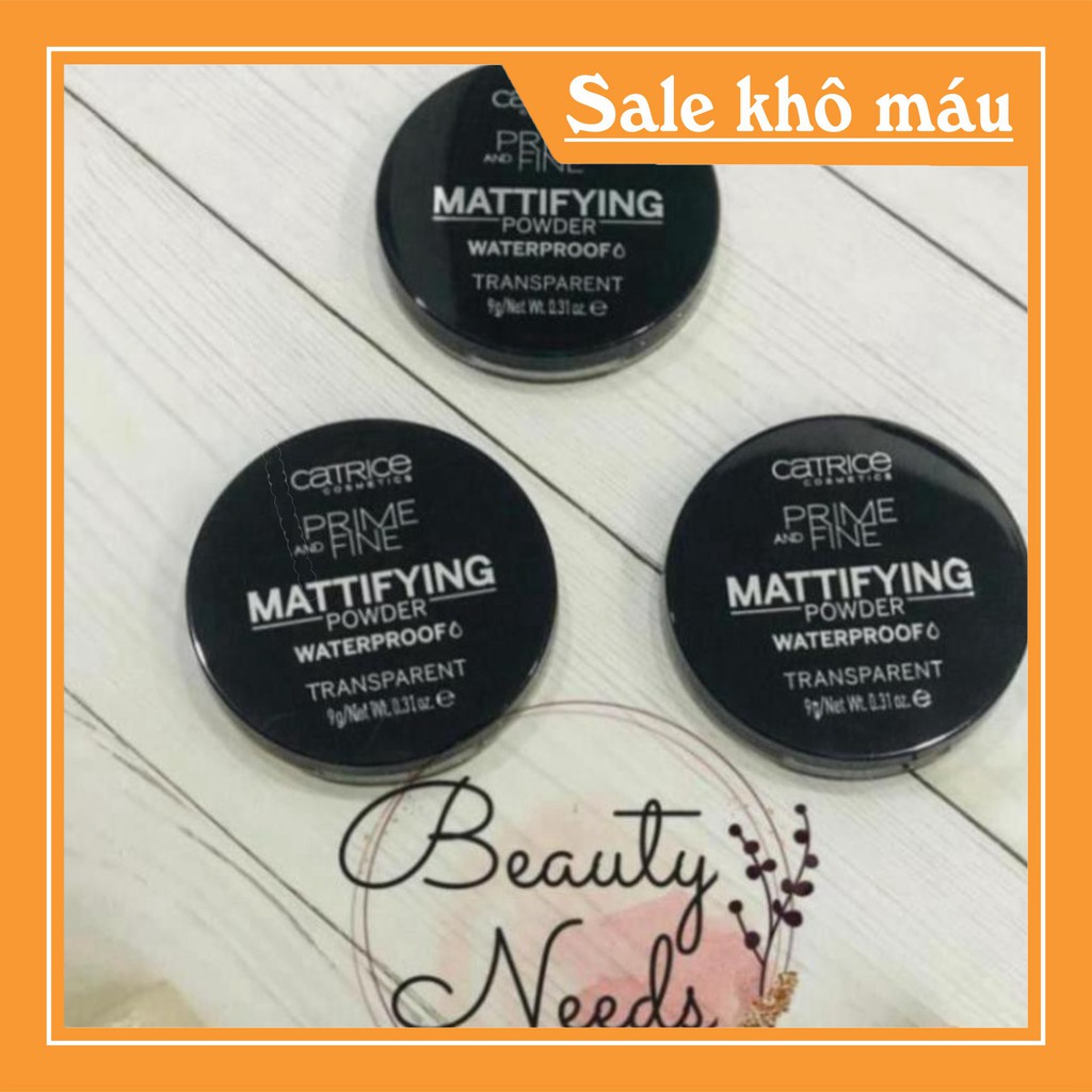 Phấn phủ Catrice Prime and Fine Mattifying Powder Waterproof[sale99] 0.