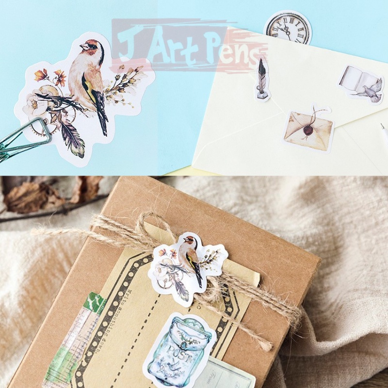 Sticker Dán Phong Cách Cổ Điển Vintage