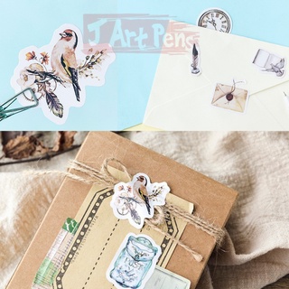 Sticker Dán Phong Cách Cổ Điển Vintage