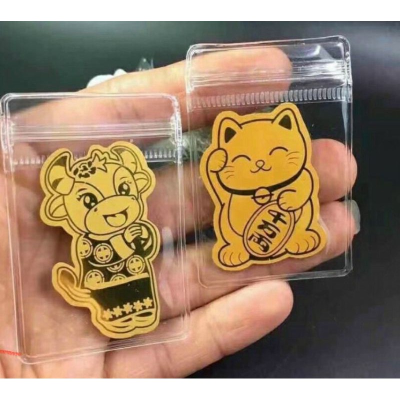 Mèo Thần Tài mạ vàng 24k cầu may mắn tiền tài | BigBuy360 - bigbuy360.vn