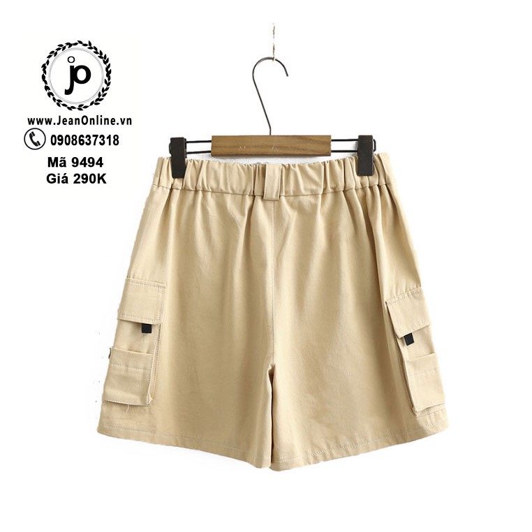 Short Kaki Túi Hộp (MS: 9494) quần kaki nữ, quần đùi, quần short, quần ngoại cỡ, bigsize | BigBuy360 - bigbuy360.vn