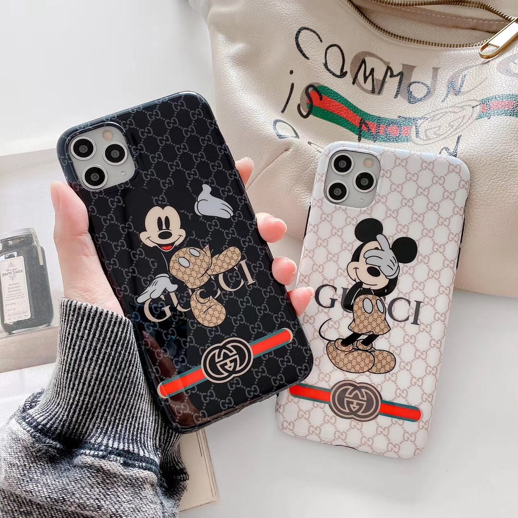 Ốp Điện Thoại Mềm Nhám Hình Chuột Mickey Cao Cấp Cho IPhone12 12ProMax 12Mini IPhone11 X XS XR XSmax 7+ 8 8+ | BigBuy360 - bigbuy360.vn