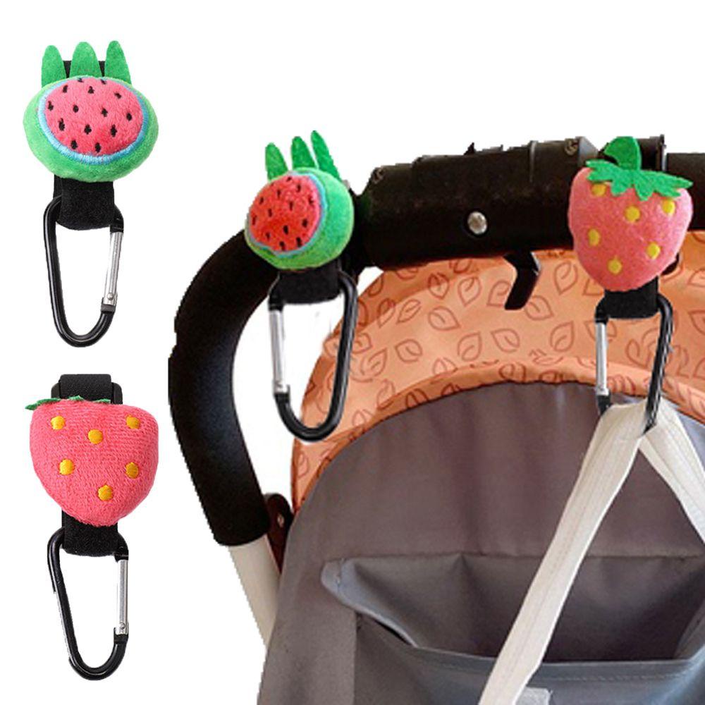 Móc Treo Đồ Gắn Xe Đẩy Em Bé Hình Thỏ / Dâu Tây Dễ Thương Tiện Dụng
