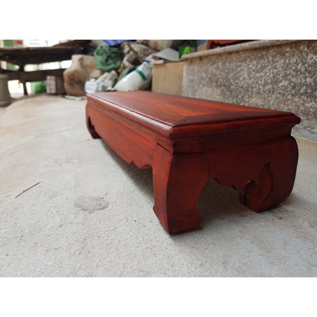 Đế khung ảnh,giá đỡ khung ảnh,kỷ dài gỗ hương Cao 10 Sâu 13