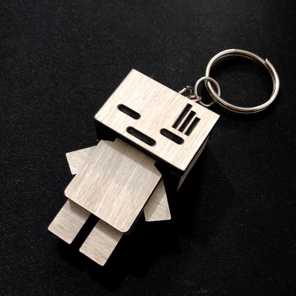 [Theo yêu cầu] Móc khóa Danbo người gỗ siêu dễ thương