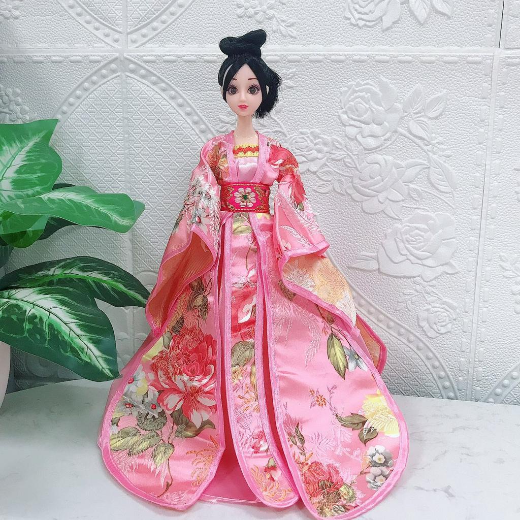 Trang phục cổ trang gấm cho búp bê 30cm