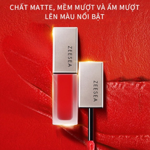 Son Kem Lỳ Zeesea Light Matte Liquid Lip Stain [ Nội Địa Trung ]