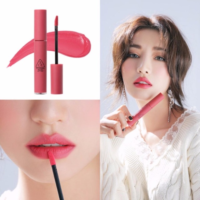 💋💋SON #3CE VELVET LIP TINT #PINK #BREAK- HỒNG ĐÀO