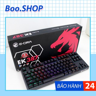 [Chính Hãng] Bàn phím cơ E-DRA EK387 - Bàn phím gaming, Bảo hành chính hãng 24 tháng