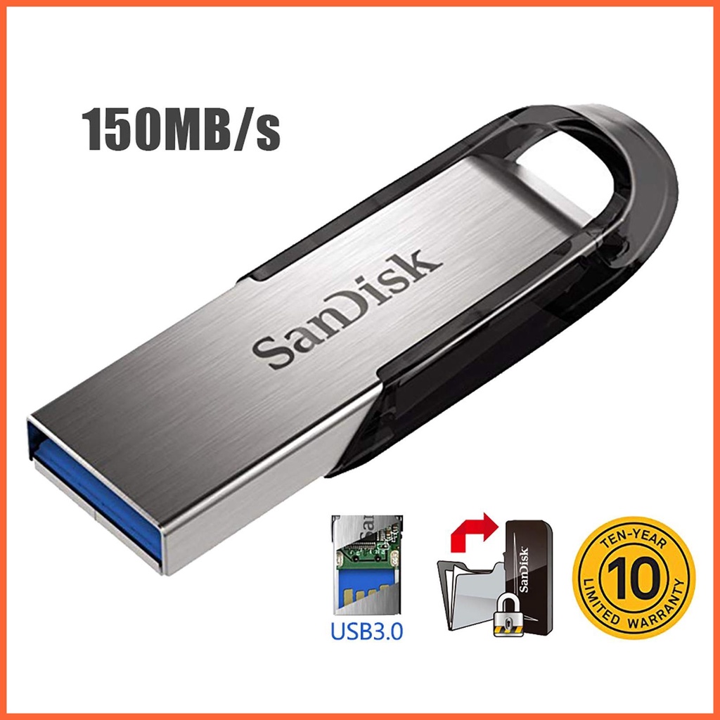 SANDISK Usb 3.0 Dung Lượng 150Mb/s 128Gb/256/512/1T/2U Tốc Độ Cao
