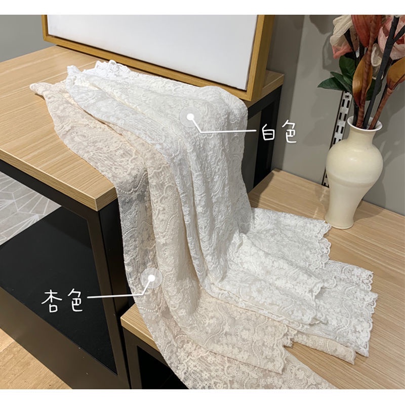 Áo kiểu tay dài phối ren lưới thời trang xinh xắn cho nữ