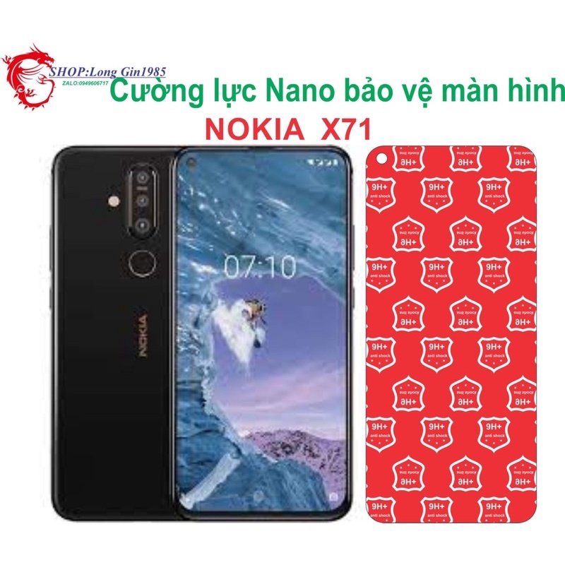 Nokia X71 Cường lực Nano chống va đập chống trầy xước tốt