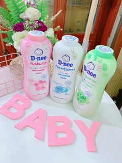 Phấn Rôm DNEE Thái Đủ Màu Chai Lớn 400g