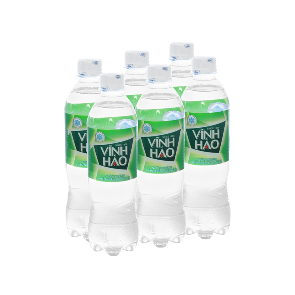 Nước Khoáng Vĩnh Hảo Có Ga Thùng 24 chai x 500ml