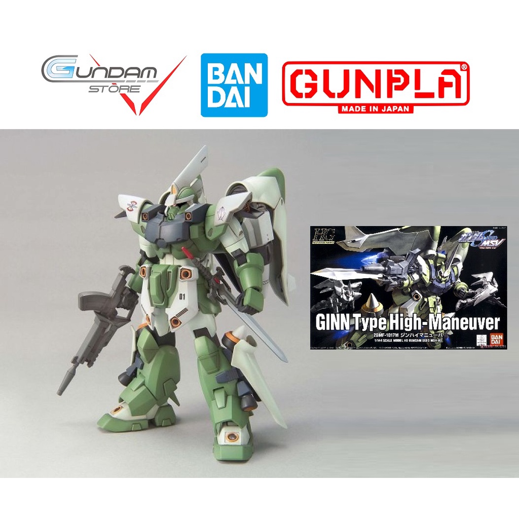 Mô Hình Gundam HG Ginn High Maneuver 1/144 Hgseed Bandai Đồ Chơi Lắp Ráp Anime Nhật