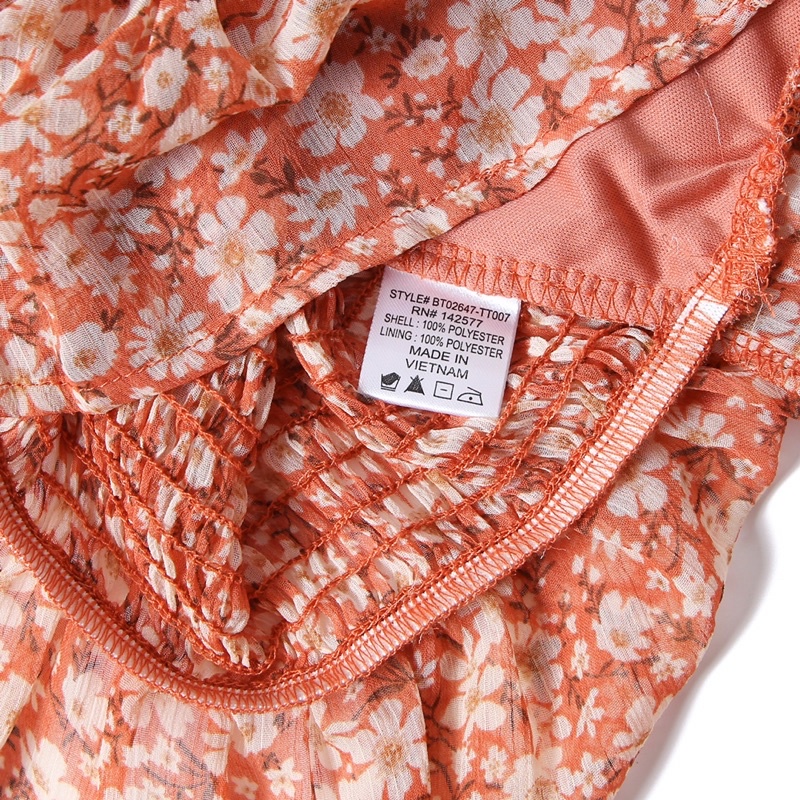 Áo hoa nhí peplum blashe