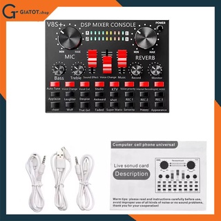 Sound card V8, Sound card V8S+ bluetooth nâng cấp sử dụng với mọi thiết bị