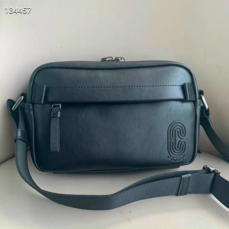 Túi đeo chéo C0ach Patch EDGE Zipper da thật siêu sang
