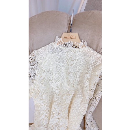 ÁO REN BUỘC NƠ EO