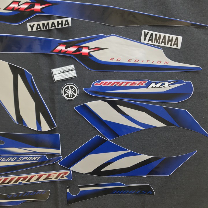 [CỰC RẺ] Bộ tem rời dán full xe JUPITER THÁI mẫu nhỏ hàng siêu bền như zin( Nhiều màu )