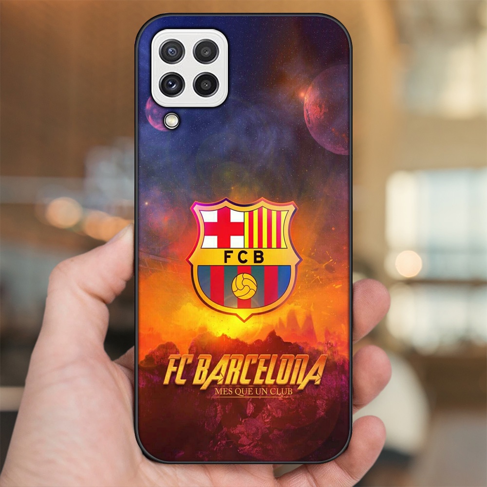 Ốp lưng Samsung A22 4G, A22 5G viền đen in hình Barcelona Barca
