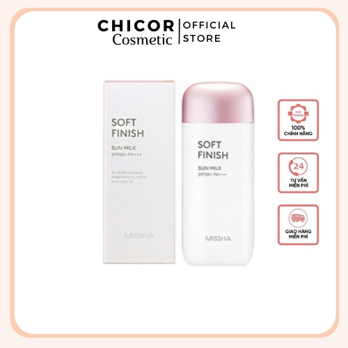 Kem chống nắng Missha Soft Finish Sun Milk 70ml