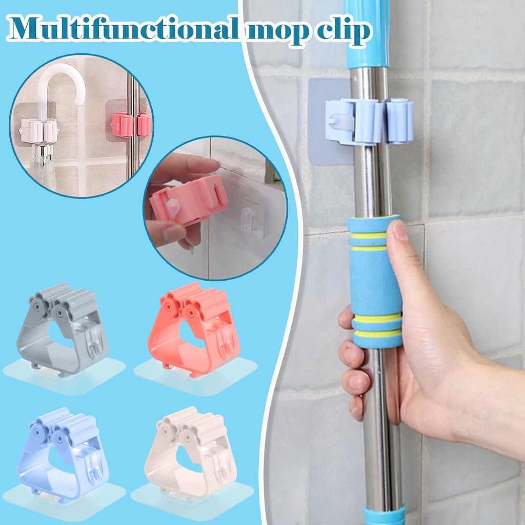 Móc Treo Cây Lau Nhà Gắn Tường Tiện Dụng Cho Gia Đình